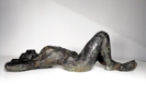 "Bain de soleil" bronze patiné 42x18x12 "Bain de soleil" bronze patiné 42x18x12
