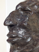tête bronze patiné 15x15 (détail)