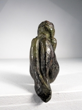 "Le repli" bronze patiné 10x6
